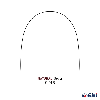 Дуга Super Elastic NITI Natural 18 U