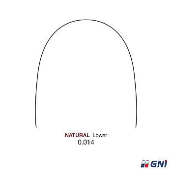 Дуга Super Elastic NITI Natural 14 L
